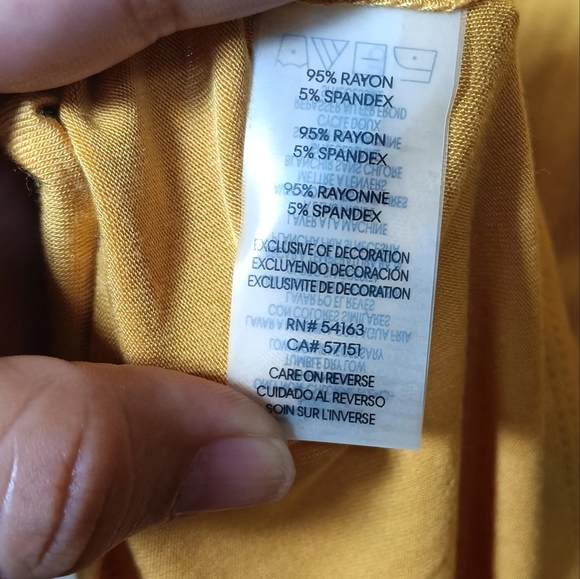 Calvin Klein Mustard Yellow Midi Dress - Picture 6 of 10